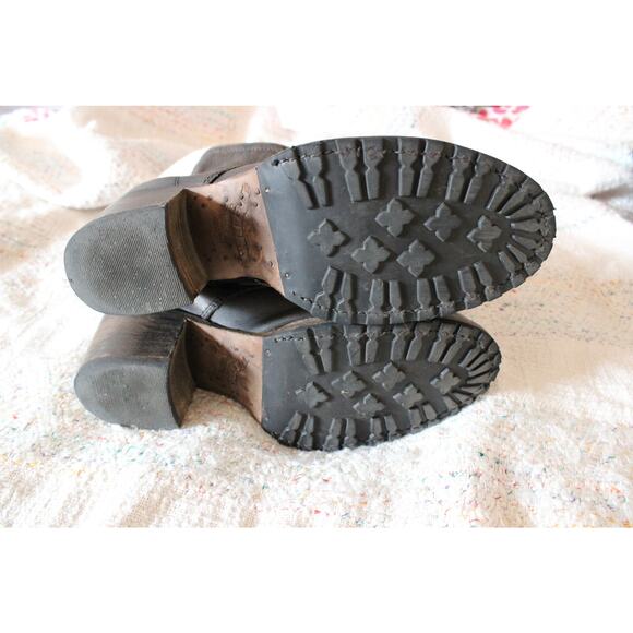 Freebird by Steven Brown Cavalier Heeled Leather Boots Size 8 - Picture 6 of 7